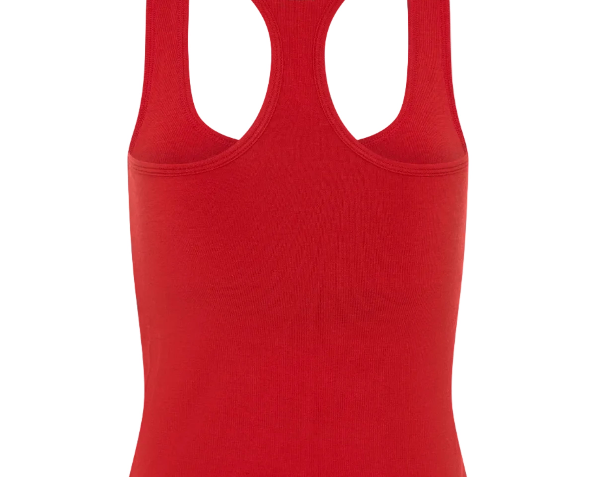 Estroni-classic-merino-tank-scarlet-red-everday-activewear