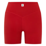 Estroni-merino-shorts-5"-scarlet-red-everday-activewear
