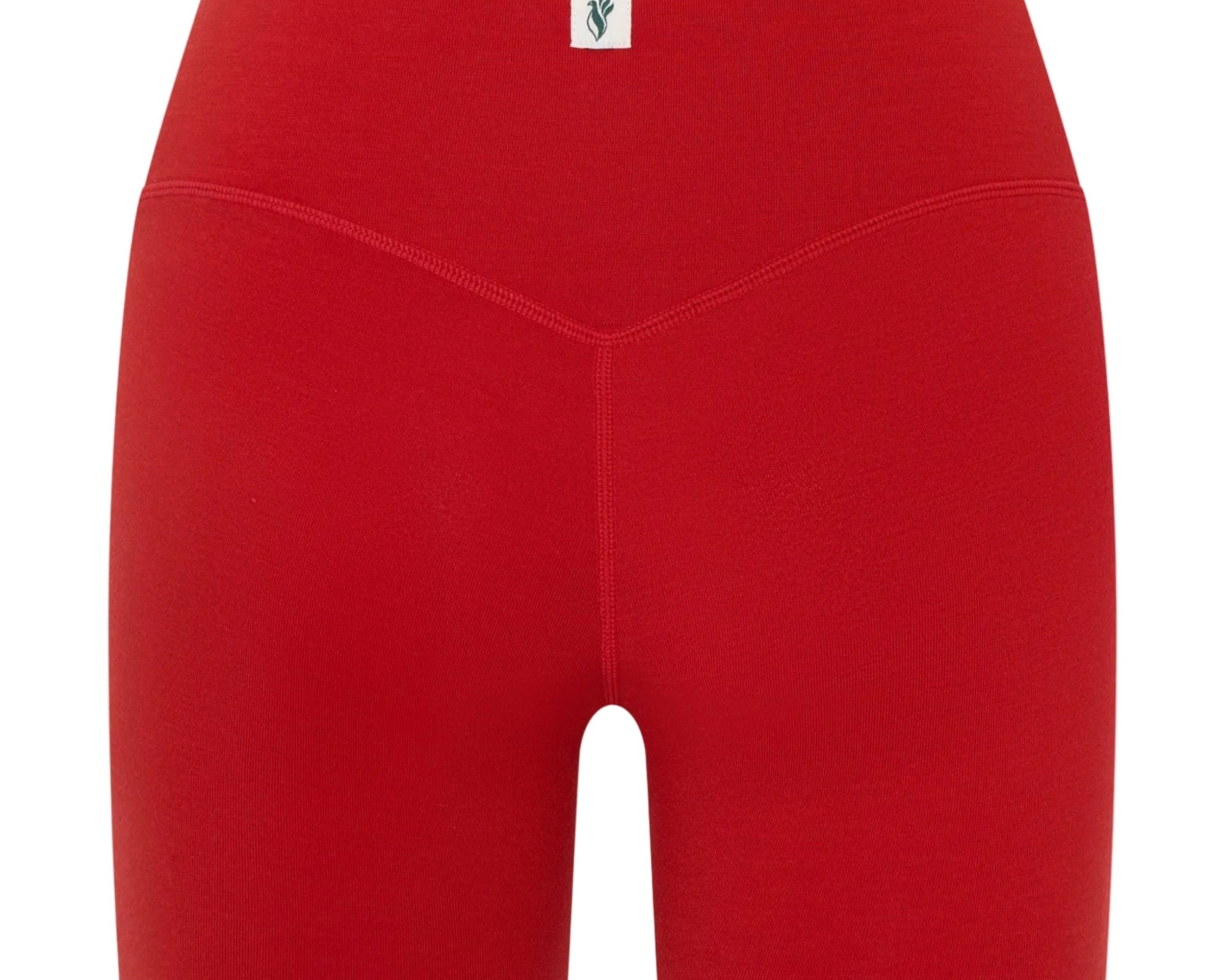Estroni-merino-shorts-5"-scarlet-red-everday-activewear